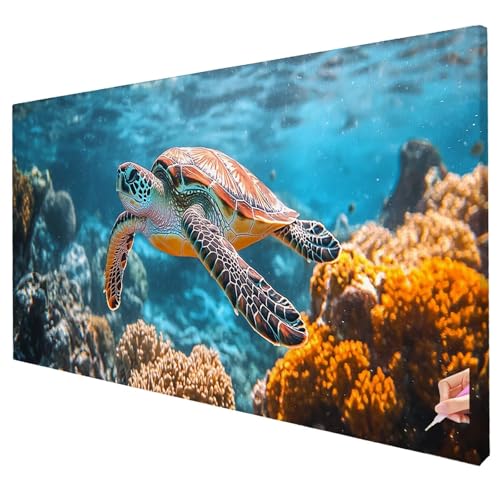 Diamond Painting Meer 200x80cm Diamond Painting Erwachsene Groß XXL Schildkröte Set DIY Diamant Malerei Kreativ Set für Erwachsene 5D Diamant Kunst Stickerei Geschenke für Frauen Halloween Deko M-15 Diamond Painting Meer 200x80cm Diamond Painting Erwachsene Groß XXL Schildkröte Set DIY Diamant Malerei Kreativ Set für Erwachsene 5D Diamant Kunst Stickerei Geschenke für Frauen Halloween Deko M-15 von Yarqzhng
