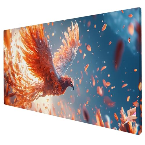 Diamond Painting Tiere 80x30cm Diamond Painting Erwachsene Groß XXL Phönix Set DIY Diamant Malerei Kreativ Set für Erwachsene 5D Diamant Kunst Stickerei für Geschenke für Frauen Halloween Deko Q-57 Diamond Painting Tiere 80x30cm Diamond Painting Erwachsene Groß XXL Phönix Set DIY Diamant Malerei Kreativ Set für Erwachsene 5D Diamant Kunst Stickerei für Geschenke für Frauen Halloween Deko Q-57 von Yarqzhng