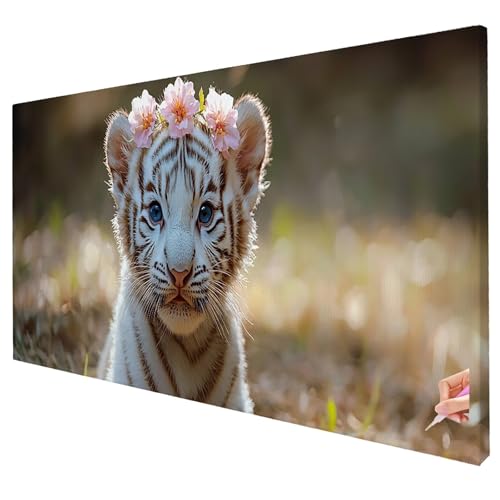 Diamond Painting Tiger 250x100cm Diamond Painting Erwachsene Groß XXL Blume Set DIY Diamant Malerei Kreativ Set für Erwachsene 5D Diamant Kunst Stickerei für Geschenke für Frauen Halloween Deko M-39 Diamond Painting Tiger 250x100cm Diamond Painting Erwachsene Groß XXL Blume Set DIY Diamant Malerei Kreativ Set für Erwachsene 5D Diamant Kunst Stickerei für Geschenke für Frauen Halloween Deko M-39 von Yarqzhng