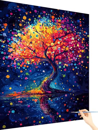 Malen Nach Zahlen Erwachsene Baum Malen Nach Zahlen Kinder Abstrakt, Paint by Numbers Bastelset Erwachsene, Cheerful Painting Kreativ Set Geschenke für Frauen Deko Wohnzimmer Ohne Rahmen 30x40cm B-31 Malen Nach Zahlen Erwachsene Baum Malen Nach Zahlen Kinder Abstrakt, Paint by Numbers Bastelset Erwachsene, Cheerful Painting Kreativ Set Geschenke für Frauen Deko Wohnzimmer Ohne Rahmen 30x40cm B-31 von Yarqzhng