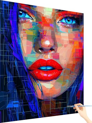 Malen Nach Zahlen Erwachsene Frau Paint by Numbers Abstrakt, Malen Nach Zahlen ab 7 Jahre Mädchen, Handgemalt Ölgemälde Leinwand mit Pinseln Acrylfarben Geschenke für Frauen Ohne Rahmen 70x90cm C-8 Malen Nach Zahlen Erwachsene Frau Paint by Numbers Abstrakt, Malen Nach Zahlen ab 7 Jahre Mädchen, Handgemalt Ölgemälde Leinwand mit Pinseln Acrylfarben Geschenke für Frauen Ohne Rahmen 70x90cm C-8 von Yarqzhng