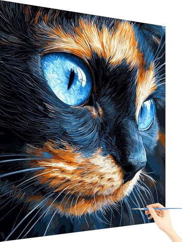 Malen Nach Zahlen Erwachsene Katze Malen Nach Zahlen Kinder Tier, Paint by Numbers Bastelset Erwachsene, DIY Cheerful Painting Kreativ Set Geschenke für Frauen Deko Wohnzimmer Ohne Rahmen 50x70cm T-49 Malen Nach Zahlen Erwachsene Katze Malen Nach Zahlen Kinder Tier, Paint by Numbers Bastelset Erwachsene, DIY Cheerful Painting Kreativ Set Geschenke für Frauen Deko Wohnzimmer Ohne Rahmen 50x70cm T-49 von Yarqzhng