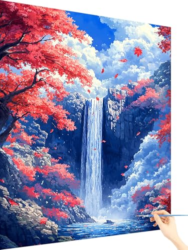 Malen Nach Zahlen Erwachsene Landschaft Malen Nach Zahlen Kinder Fallen, Paint by Numbers Bastelset Erwachsene, DIY Cheerful Painting Kreativ Set Geschenke für Frauen Deko Ohne Rahmen 70x90cm S-60 Malen Nach Zahlen Erwachsene Landschaft Malen Nach Zahlen Kinder Fallen, Paint by Numbers Bastelset Erwachsene, DIY Cheerful Painting Kreativ Set Geschenke für Frauen Deko Ohne Rahmen 70x90cm S-60 von Yarqzhng