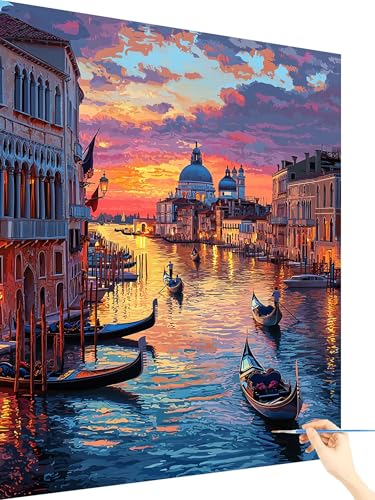 Malen Nach Zahlen Erwachsene Sonnenaufgang Malen Nach Zahlen Kinder Stadt, Paint by Numbers Bastelset Erwachsene, DIY Cheerful Painting Kreativ Set Geschenke für Frauen Deko Ohne Rahmen 60x80cm H-77 Malen Nach Zahlen Erwachsene Sonnenaufgang Malen Nach Zahlen Kinder Stadt, Paint by Numbers Bastelset Erwachsene, DIY Cheerful Painting Kreativ Set Geschenke für Frauen Deko Ohne Rahmen 60x80cm H-77 von Yarqzhng