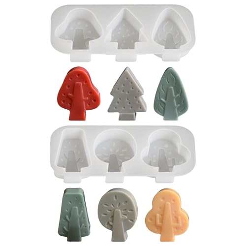 2 Stück Silikonformen Gießformen Weihnachten, Silikonform Weihnachtsbaum Tannenbaum Gießformen Silikon Gips zum Gießen Kerzen Gießformen Weihnachten Silikonformen Baum für DIY Kerzen Backformen Seife 2 Stück Silikonformen Gießformen Weihnachten, Silikonform Weihnachtsbaum Tannenbaum Gießformen Silikon Gips zum Gießen Kerzen Gießformen Weihnachten Silikonformen Baum für DIY Kerzen Backformen Seife von Yarteim
