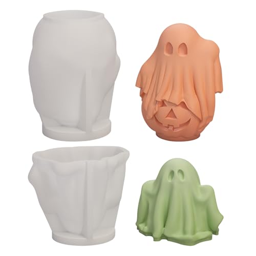 Silikonform Geist, Halloween Ghost Kerzenform, Halloween Deko, Silikon Kerzen Gießform, Halloween Epoxidharz Geist Kerzenform, Silikonformen für Kerzen Seife Aromatherapie Kerzen Dekoration Duftkerzen Silikonform Geist, Halloween Ghost Kerzenform, Halloween Deko, Silikon Kerzen Gießform, Halloween Epoxidharz Geist Kerzenform, Silikonformen für Kerzen Seife Aromatherapie Kerzen Dekoration Duftkerzen von Yarteim