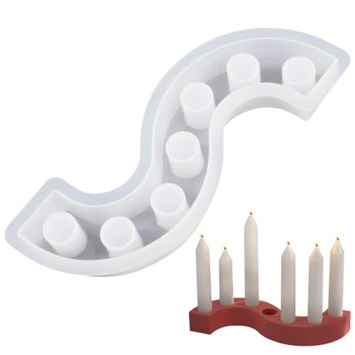 Silikonform Kerzenhalter, 3D Poröse Silikonformen Gießformen Kerzenhalter, DIY Zement Kerzenhalter, Stabkerzenhalter Silikonformen für Beton, Silikonform Gießform Kerzenhalter für DIY Kerzenständer Silikonform Kerzenhalter, 3D Poröse Silikonformen Gießformen Kerzenhalter, DIY Zement Kerzenhalter, Stabkerzenhalter Silikonformen für Beton, Silikonform Gießform Kerzenhalter für DIY Kerzenständer von Yarteim