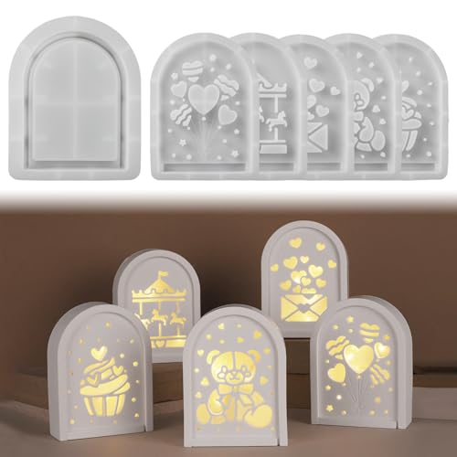 Silikonformen Gießformen,Frühling Silikonform Geschenkbox mit Deckel,6er Silikonformen Gießformen Geschenkbox,Bär Kuchen Gießformen Silikon mit Hohlmuster,Silikon Gießform Frühling für DIY Geschenkbox Silikonformen Gießformen,Frühling Silikonform Geschenkbox mit Deckel,6er Silikonformen Gießformen Geschenkbox,Bär Kuchen Gießformen Silikon mit Hohlmuster,Silikon Gießform Frühling für DIY Geschenkbox von Yarteim