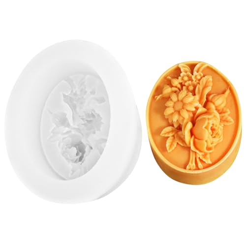 Silikonformen Gießformen,Silikonform Blumen Kerzenform Silikon,3D Kerzenform Pfingstrose Sonnenblume Blumen Kerzen Silikonform Seifenform für DIY Aromatherapie,Schokolade,Handgemachtes Geschenk Silikonformen Gießformen,Silikonform Blumen Kerzenform Silikon,3D Kerzenform Pfingstrose Sonnenblume Blumen Kerzen Silikonform Seifenform für DIY Aromatherapie,Schokolade,Handgemachtes Geschenk von Yarteim