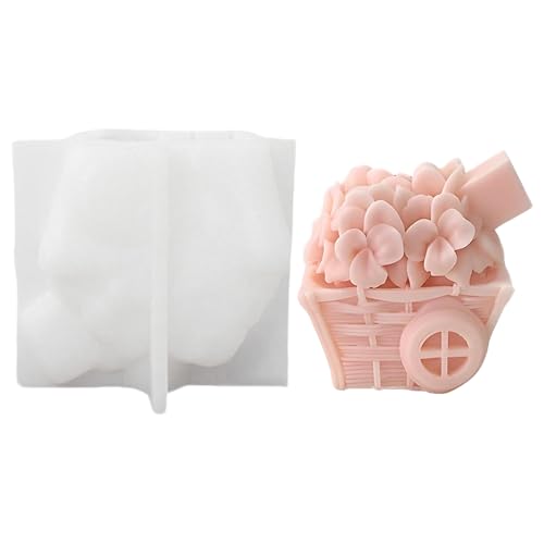 Silikonformen Gießformen Blumen Kerzenformen zum Gießen, Kerzen Formen Silikon Blumen Gießformen Silikon, 3D Handwagen Blumenkorb Kerzenform, Kerzen Selber Machen Set Kerzengießform Silikonformen Gießformen Blumen Kerzenformen zum Gießen, Kerzen Formen Silikon Blumen Gießformen Silikon, 3D Handwagen Blumenkorb Kerzenform, Kerzen Selber Machen Set Kerzengießform von Yarteim