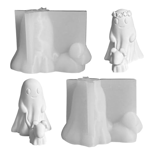 Silikonformen Gießformen Halloween Geist Kerzenformen zum Gießen, Halloween Silikonform Geist mit Hunde, DIY Kerzen Formen Silikon Gießform Gießformen Silikon Geist für Halloween Deko Tischdeko Silikonformen Gießformen Halloween Geist Kerzenformen zum Gießen, Halloween Silikonform Geist mit Hunde, DIY Kerzen Formen Silikon Gießform Gießformen Silikon Geist für Halloween Deko Tischdeko von Yarteim