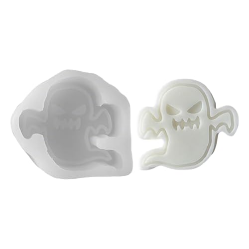 Silikonformen Gießformen Halloween Kerzenformen zum Gießen, Halloween Silikonform Geist Fledermaus Kerzenform, Gießformen Silikon Kürbis Epoxidharz Formen für DIY Handwerk (03) von Yarteim