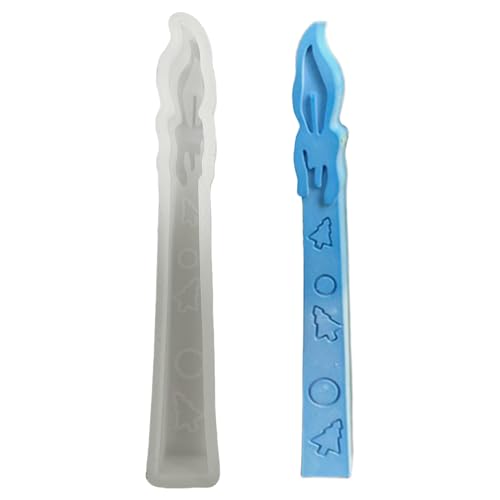 Silikonformen Gießformen Weihnachten, 3D Silikonform Weihnachten Kerze Gießformen Silikon Gipsformen zum Gießen Silikonform Stern Weihnachtsbaum Epoxidharz Formen für Kerzen Gips Sojawachs (01) von Yarteim