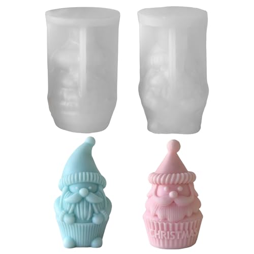 Silikonformen Gießformen Weihnachten Kerzenformen zum Gießen, 2 Stück 3D Kuchen Weihnachtsmann Kerzen Formen Silikon, Silikonform Kerzenform Weihnachten kerzen silikonformen für DIY Weihnachtsdeko Silikonformen Gießformen Weihnachten Kerzenformen zum Gießen, 2 Stück 3D Kuchen Weihnachtsmann Kerzen Formen Silikon, Silikonform Kerzenform Weihnachten kerzen silikonformen für DIY Weihnachtsdeko von Yarteim