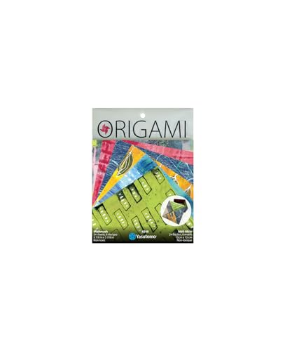 Yasutomo Origami Gemaltes Papier Mischmash mit 6 Mustern und 24 Blatt, Größe 14 cm, quadratisch, Kunst- und Bastelbedarf Yasutomo Origami Gemaltes Papier Mischmash mit 6 Mustern und 24 Blatt, Größe 14 cm, quadratisch, Kunst- und Bastelbedarf von Yasutomo