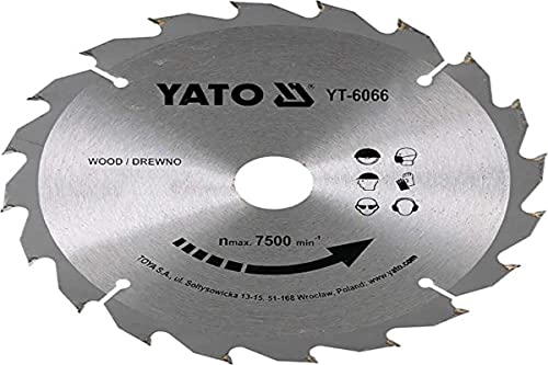 Yato YT-6066 Kreiss�geblatt S�geblatt HM Best�ckt 205 x 18 mm 24 Z�hne von YATO