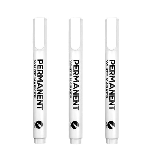 Yatrosynth 3 Stück Marker Weiß Stift, 2,0 mm Fadenbreite, Wasserfeste Weiß Stifte für Stoff, Felsmalerei, Reifen, Kunstpapier Yatrosynth 3 Stück Marker Weiß Stift, 2,0 mm Fadenbreite, Wasserfeste Weiß Stifte für Stoff, Felsmalerei, Reifen, Kunstpapier von Yatrosynth