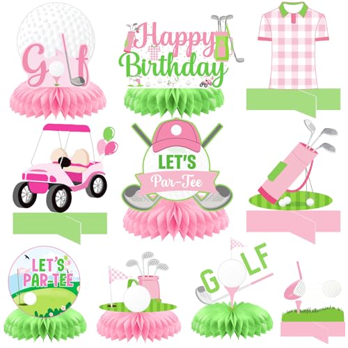 10 Stück rosa Golf-Mittelstücke für Tisch, Golf, Geburtstag, Tischdekoration, Golf-Party-Dekorationen, Loch in einem, Geburtstagsdekorationen für Mädchen, Golf-Themenparty-Dekorationen 10 Stück rosa Golf-Mittelstücke für Tisch, Golf, Geburtstag, Tischdekoration, Golf-Party-Dekorationen, Loch in einem, Geburtstagsdekorationen für Mädchen, Golf-Themenparty-Dekorationen von Yavxzvbw