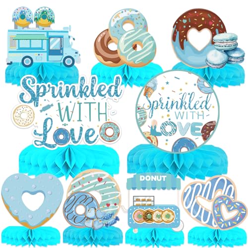 Donut Streu-Waben-Mittelstücke für Jungen, Baby-Streu-Tischdekoration, Baby-Streu-Dekorationen mit Liebes-Mittelstücken für Tisch für Babypartys, Dekorationen 1F-donut50328 Donut Streu-Waben-Mittelstücke für Jungen, Baby-Streu-Tischdekoration, Baby-Streu-Dekorationen mit Liebes-Mittelstücken für Tisch für Babypartys, Dekorationen 1F-donut50328 von Yavxzvbw