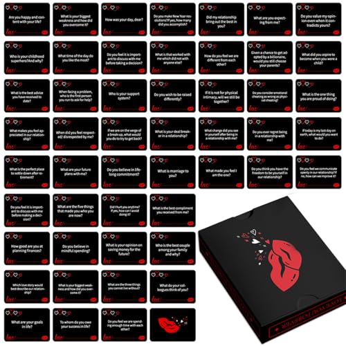 50 Stück Love Talk Couple Karten, Runde Ecke Perforation Design, Interaktives Spiel Für Paare, Home Kitchen Party Supplies, Erwachsene Neuheit Papier Kartenspiel Für Verschiedene Anlässe 50 Stück Love Talk Couple Karten, Runde Ecke Perforation Design, Interaktives Spiel Für Paare, Home Kitchen Party Supplies, Erwachsene Neuheit Papier Kartenspiel Für Verschiedene Anlässe von Yawdil