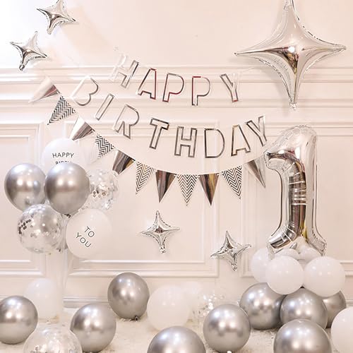 Yawdil Alles Gute zum Geburtstag Ballon Dekorationen Wieder verwendbare Geburtstags Banner & Ballon Set für Geburtstags Feier Dekorationen und Zubehör Yawdil Alles Gute zum Geburtstag Ballon Dekorationen Wieder verwendbare Geburtstags Banner & Ballon Set für Geburtstags Feier Dekorationen und Zubehör von Yawdil