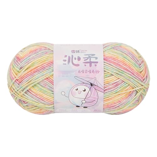 100g Sockenwolle Farbverlauf | 260m Garn Sockengarn Aus Baumwolle in Verschiedenen Farben | Handstrickgarn Aus 78% Cotton & 22% Acrylic | Wolle Zum Stricken & Häkeln (Kombination C,1 PCS) von YayaVrillant
