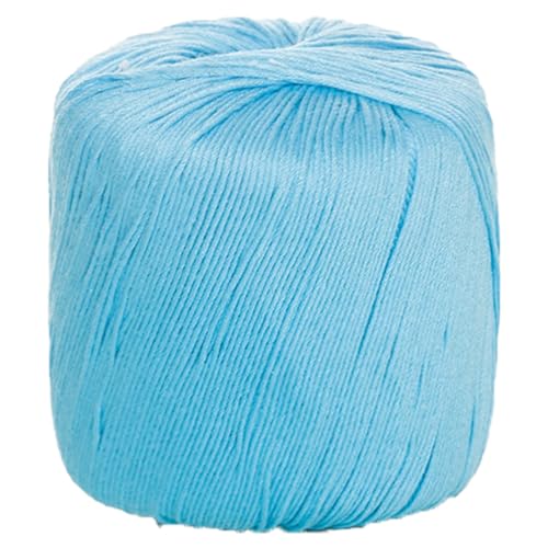 40g Sockenwolle Farbverlauf | 125m Garn Sockengarn Aus Baumwolle in Verschiedenen Farben | Handstrickgarn Aus 100% Cotton | Wolle Zum Stricken & Häkeln (Azurblau,1 PCS) von YayaVrillant