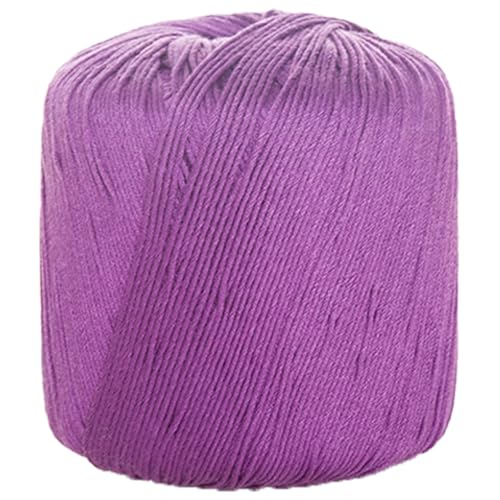 40g Sockenwolle Farbverlauf | 125m Garn Sockengarn Aus Baumwolle in Verschiedenen Farben | Handstrickgarn Aus 100% Cotton | Wolle Zum Stricken & Häkeln (Dunkelviolett,1 PCS) von YayaVrillant