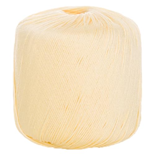 40g Sockenwolle Farbverlauf | 125m Garn Sockengarn Aus Baumwolle in Verschiedenen Farben | Handstrickgarn Aus 100% Cotton | Wolle Zum Stricken & Häkeln (Hellgelb,1 PCS) von YayaVrillant