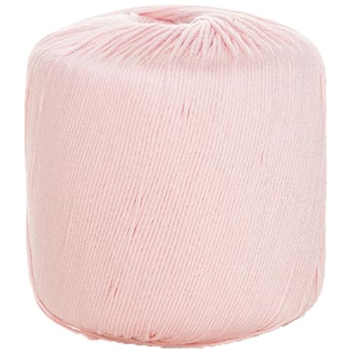 40g Sockenwolle Farbverlauf | 125m Garn Sockengarn Aus Baumwolle in Verschiedenen Farben | Handstrickgarn Aus 100% Cotton | Wolle Zum Stricken & Häkeln (Hellrosa,1 PCS) von YayaVrillant