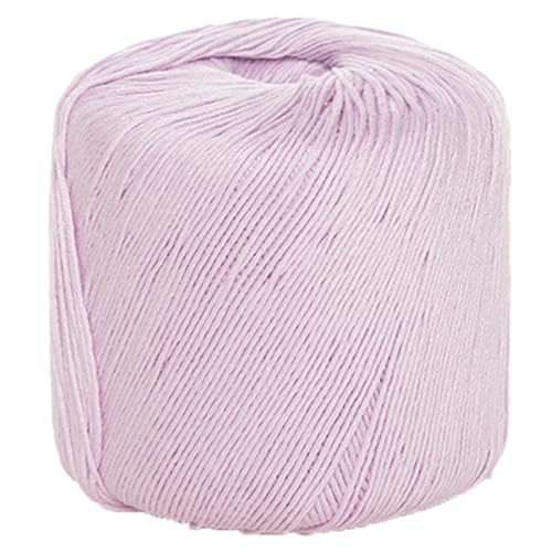 40g Sockenwolle Farbverlauf | 125m Garn Sockengarn Aus Baumwolle in Verschiedenen Farben | Handstrickgarn Aus 100% Cotton | Wolle Zum Stricken & Häkeln (Hellviolett,1 PCS) von YayaVrillant