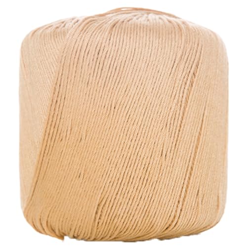 40g Sockenwolle Farbverlauf | 125m Garn Sockengarn Aus Baumwolle in Verschiedenen Farben | Handstrickgarn Aus 100% Cotton | Wolle Zum Stricken & Häkeln (Khaki,1 PCS) von YayaVrillant