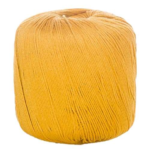 40g Sockenwolle Farbverlauf | 125m Garn Sockengarn Aus Baumwolle in Verschiedenen Farben | Handstrickgarn Aus 100% Cotton | Wolle Zum Stricken & Häkeln (Kurkuma,1 PCS) von YayaVrillant