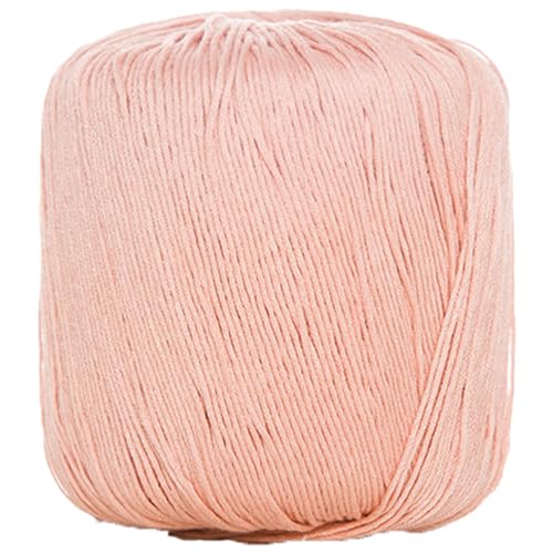40g Sockenwolle Farbverlauf | 125m Garn Sockengarn Aus Baumwolle in Verschiedenen Farben | Handstrickgarn Aus 100% Cotton | Wolle Zum Stricken & Häkeln (Lotuswurzel rosa,1 PCS) von YayaVrillant