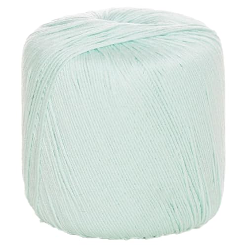 40g Sockenwolle Farbverlauf | 125m Garn Sockengarn Aus Baumwolle in Verschiedenen Farben | Handstrickgarn Aus 100% Cotton | Wolle Zum Stricken & Häkeln (Pastellgrün,1 PCS) von YayaVrillant