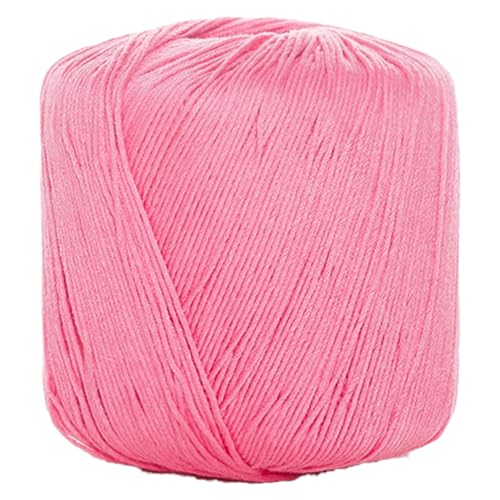 40g Sockenwolle Farbverlauf | 125m Garn Sockengarn Aus Baumwolle in Verschiedenen Farben | Handstrickgarn Aus 100% Cotton | Wolle Zum Stricken & Häkeln (Rosa,1 PCS) von YayaVrillant