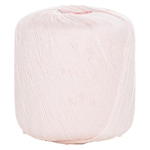 40g Sockenwolle Farbverlauf | 125m Garn Sockengarn Aus Baumwolle in Verschiedenen Farben | Handstrickgarn Aus 100% Cotton | Wolle Zum Stricken & Häkeln (Rosa Weiß,1 PCS) von YayaVrillant