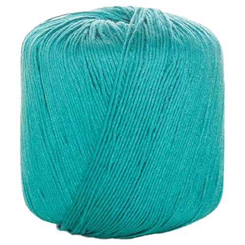 40g Sockenwolle Farbverlauf | 125m Garn Sockengarn Aus Baumwolle in Verschiedenen Farben | Handstrickgarn Aus 100% Cotton | Wolle Zum Stricken & Häkeln (Türkis,1 PCS) von YayaVrillant