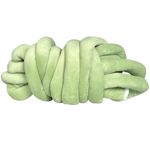 Armstricken Wolle 500g/1000g Dicke Wolle Zum Handstricken Chunky Yarn Schlauchgarn Häkelwolle Dickes Garn Zum Häkeln Stricken, Für Decken, Tasche, Handstrickgarn (Avocadogrün,250g) von YayaVrillant