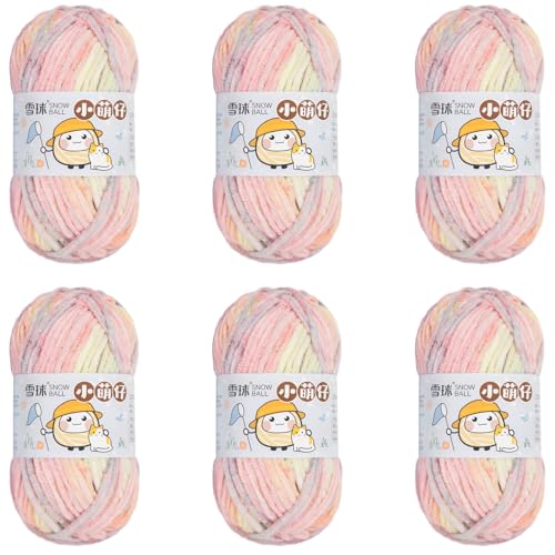 makramee garn 3.5mm，Chenille Wolle Zum Häkeln, Super Chunky Chenille-Garn Zum Stricken Und Häkeln,chenille Wolle Zum Häkeln 50 G – 60 M von YayaVrillant