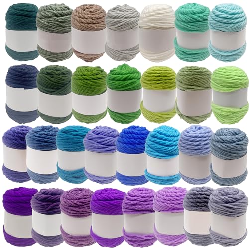 Yayatty 30 Farbe 15g Wolle Zum Häkeln, Crochet Yarn, Farben Sortiert Garn, Baumwollgarn für Häkeln DIY, Handarbeit Stricken Garn, DIY Projekt Yayatty 30 Farbe 15g Wolle Zum Häkeln, Crochet Yarn, Farben Sortiert Garn, Baumwollgarn für Häkeln DIY, Handarbeit Stricken Garn, DIY Projekt von Yayatty