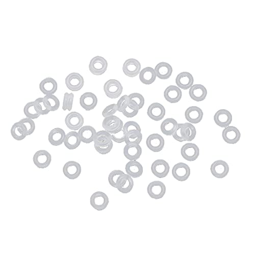 Yazhuq Silikon-Gummi-Stopper für Schmuck, Clip-Verschluss, Abstandshalter, Perlen, Halsketten, Armbänder, Abstandshalter, Perlen, Abstandshalter von Yazhuq