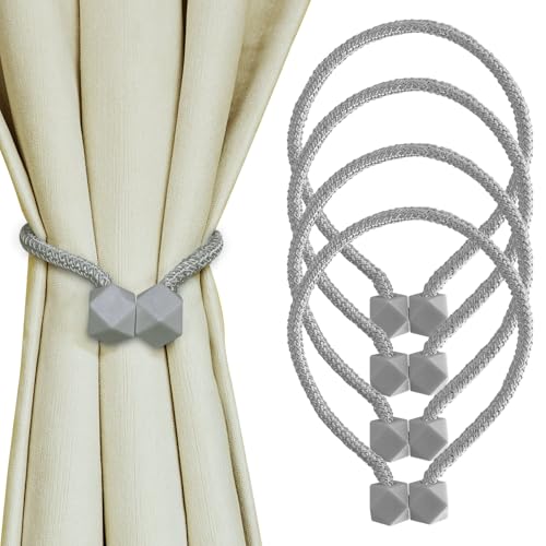 Yazikisa Gardinen Raffhalter Grau 4 Stück Magnetische Vorhang Raffhalter Vorhanghalter für Vorhänge Magnet Halter Seil Clips Modern Handstricken Wohnzimmer Outdoor Zubehör Büro Yazikisa Gardinen Raffhalter Grau 4 Stück Magnetische Vorhang Raffhalter Vorhanghalter für Vorhänge Magnet Halter Seil Clips Modern Handstricken Wohnzimmer Outdoor Zubehör Büro von Yazikisa