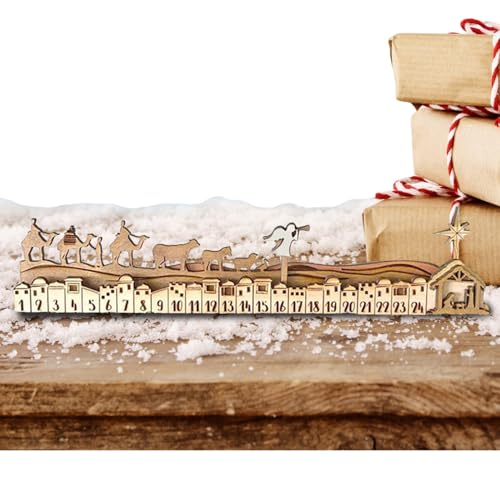 Yaztauho Christmas Adventskalender | Holz Weihnachtsbaum Anhänger mit Countdown,Detailliertes Holzspielzeug Zentrumstück für Kinder Mädchen | für Bücherregal Schreibtisch Fensterbank Kaminsims Yaztauho Christmas Adventskalender | Holz Weihnachtsbaum Anhänger mit Countdown,Detailliertes Holzspielzeug Zentrumstück für Kinder Mädchen | für Bücherregal Schreibtisch Fensterbank Kaminsims von Yaztauho