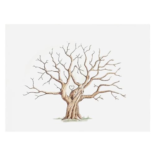 Yaztauho Fingerabdruck Bild Hochzeit, Personalisierte Leinwand für Fingerabdrücke, Hochzeits Fingerabdruck Baum Mit Fingerabdrücken Als Dekoratives, 42x30cm Yaztauho Fingerabdruck Bild Hochzeit, Personalisierte Leinwand für Fingerabdrücke, Hochzeits Fingerabdruck Baum Mit Fingerabdrücken Als Dekoratives, 42x30cm von Yaztauho