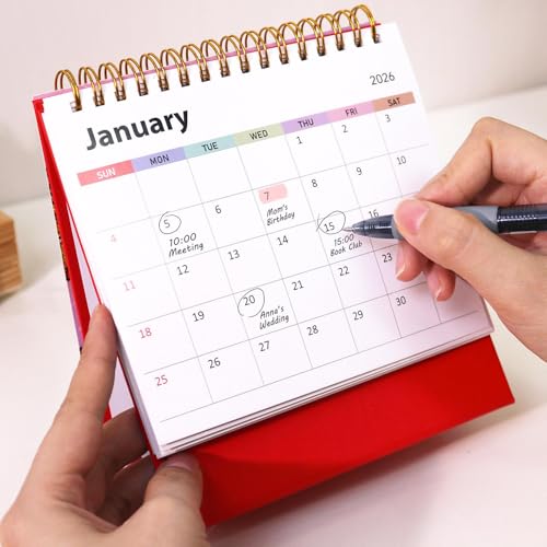 Yaztauho -Kunst Schreibtischkalender | Bastelsets Mit Monatskalender 2026 Für Schreibtisch,Monatlicher Planer Schreibtischdekoration für Anfänger Frauen Jugendliche Erwachsene Festtagsdekoration von Yaztauho