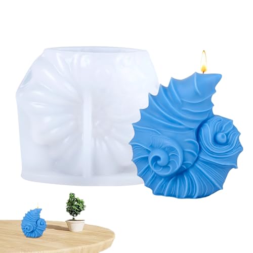 Yaztauho Silikonformen Für Kerzen,Epoxidharz Gießformen - Einfache Entnahme Hitzebeständige Muschelform Für Seifenbacken, Fondantgestaltung Und Kerzenherstellung Yaztauho Silikonformen Für Kerzen,Epoxidharz Gießformen - Einfache Entnahme Hitzebeständige Muschelform Für Seifenbacken, Fondantgestaltung Und Kerzenherstellung von Yaztauho