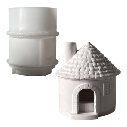 Yaztauho Weihnachtshaus Teelichthalter Form - 3D Silikon Haus Form Set | Saisonale Deko Für Zimmer Wohnheim Schreibtisch Büro Wohnung Yaztauho Weihnachtshaus Teelichthalter Form - 3D Silikon Haus Form Set | Saisonale Deko Für Zimmer Wohnheim Schreibtisch Büro Wohnung von Yaztauho
