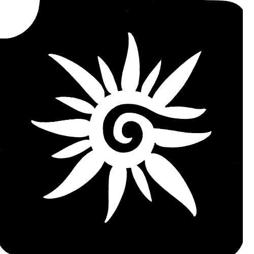 Blüte Tattooschablone für Kinder-Glitzertattoos, ca. 5,2x5cm Blüte Tattooschablone für Kinder-Glitzertattoos, ca. 5,2x5cm von Ybody