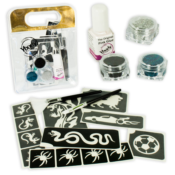 Glitzer-Tattoo-Set für Jungen, 23-teilig Glitzer-Tattoo-Set für Jungen, 23-teilig von Ybody